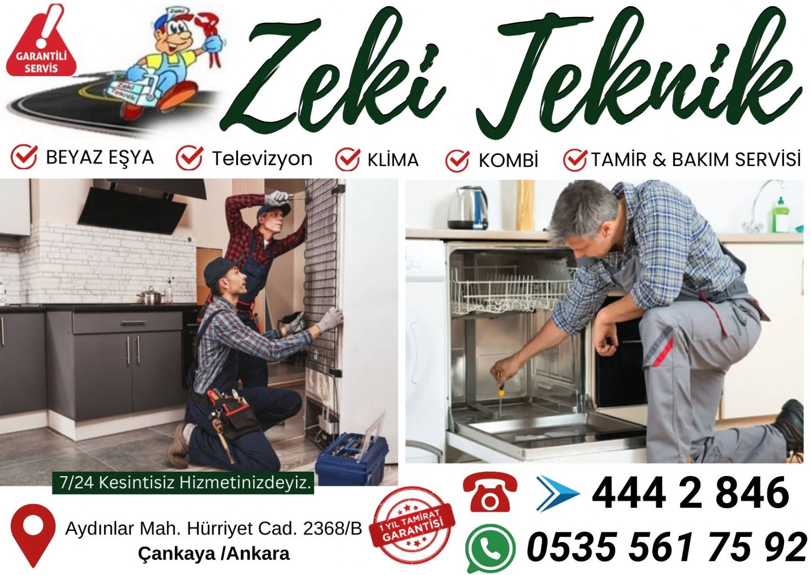 Balgat Bosch Beyaz Eşya Servisi